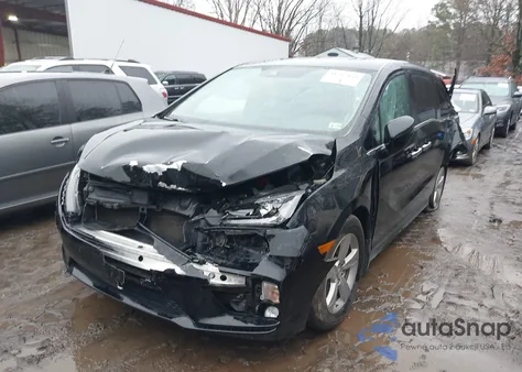 2019 Honda Odyssey Ex-L from USA, damaged, VIN 5FNRL6H75KB087076